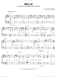 Alan Menken: Belle (from Beauty And The Beast) sheet music for piano solo