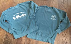Blue Spruce Comfort Colors Mountain Crewneck By