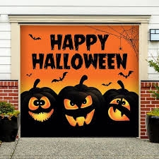 Lanterns Garage Door Decor Mural