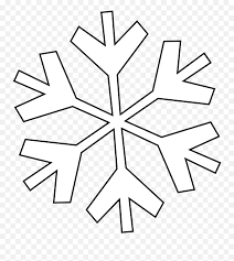 4570book clipart snowflakes black and