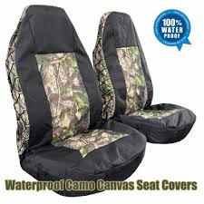 Waterproof Tactical Canvas Seat Covers