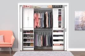 closetmaid white modular closet