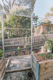 veggie garden enclosure diy before
