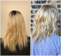 This platinum blonde is such a beautiful hair color achieved by @tressesbytress. Makeover Grown Out Platinum To Natural Manageable Blonde Color Modern Salon