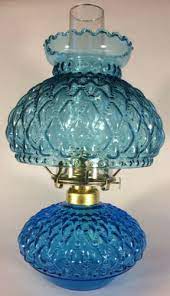 Oil Lamp With Shade Chimney Burner