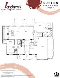 sutton plan landmark fine homes