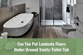 Around Vanity Toilet Tub