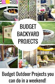 budget diy backyard projects to do this