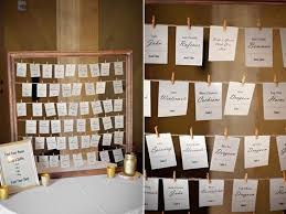 Wedding Seating Chart Hanging Name Tags Find Name And