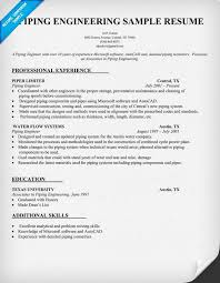 Piping Engineering Resume Sample Resumecompanion Com Resume