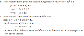 X Intercepts Of Parabolas