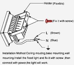 how to install flood lights