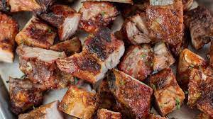 bbq grilled pork rib tips a summer