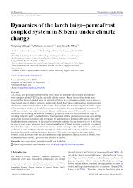 Moment of momentum measures an objects tendency to continue to spin, it describes the rotary inertia of a the moment of momentum, h0 about a fixed point o is defined as. Pdf Dynamics Of The Larch Taiga Permafrost Coupled System In Siberia Under Climate Change