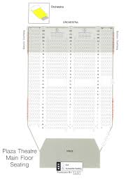 Seating Charts Plaza Theatre