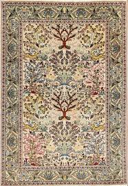 small handmade persian tabriz wool rug