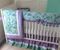 Mermaid Baby Girl Crib Bedding In