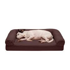 quilted full support sofa style pet bed