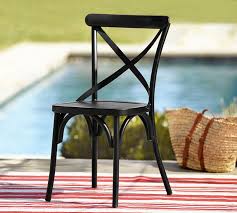 X Back Outdoor Bistro Chair Pottery Barn