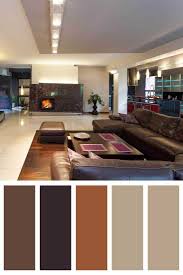 color schemes with brown leather furniture