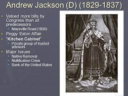 Aka the petticoat affair, this took place when the young peggy married the older senator eaton, causing her to be hated by the wives of the other men in the cabinet. Age Of Jackson Unit Iva Ap United States History Ppt Download