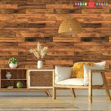Farmhouse Decor Wood Planks Wallpaper