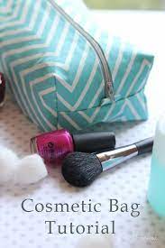 cosmetic bag tutorial inspired