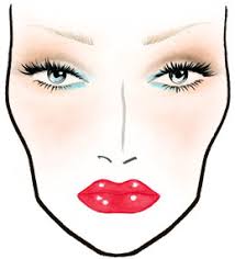 All Day I Dream Of Makeup Mac Face Chart Possum Nose Pink