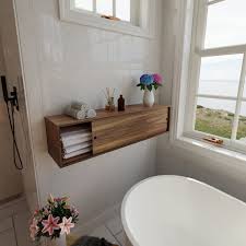 Floating Bathroom Storage Cabinet With