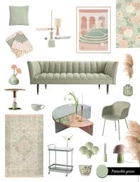 light green furniture and decor for