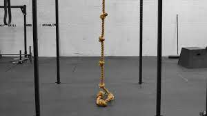 knotted climbing rope gym ropes