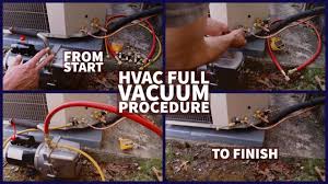 hvac full vacuum procedure from start