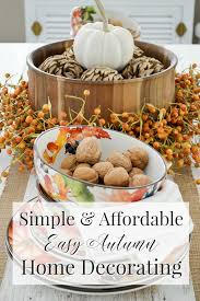 Autumn Home Decorating Simple Fall Table