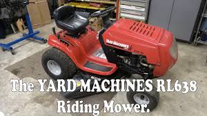 yard machines rl638 mower this entry