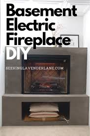 Electric Basement Fireplace Reveal