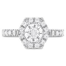 halo platinum diamond enement ring