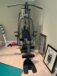 Parabody Gs4 Home Gym System With Leg Press Black Grey Strength Training Set