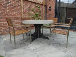 concrete dining table h h bespoke