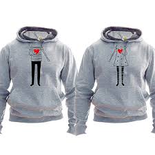 Matching Couple Hoodies Cute Boy And Girl 2 Partner Look