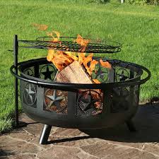 This fire stove is designed in a unique, standard way for you to use this at your outdoor gatherings and parties. Sunnydaze All Star Fire Pit W Cooking Grate Screen
