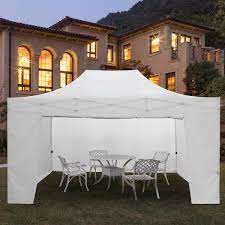 outdoor patio white canopy tent
