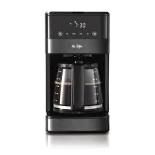Maybe you would like to learn more about one of these? Mr Coffee 12 Cup Programmable Coffee Maker With Led Touch Display Black Stainless Steel Mr Coffee
