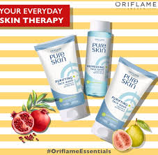 oriflame pure skin face wash face