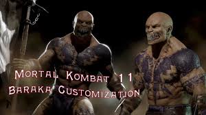 Baraka returns as a playable character in mortal kombat 11. Mortal Kombat 11 Baraka Customization Options Youtube