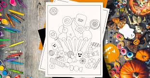 We liked to make birthday cards for him when we were little. Free Printable Halloween Candy Coloring Pages For Kids