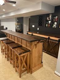 Rustic Bar Kitchen Island Man Cave