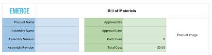 Bill Of Materials Diagram Bill Of Materials Value