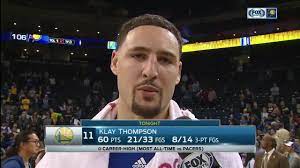 Klay Thompson's 60-Point Game ...