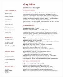 Great Restaurant Manager Resume Here Come The Secrets