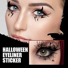halloween temporary eye makeup spider